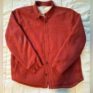 Duluth Trading Co Men's Brick Red Shacket